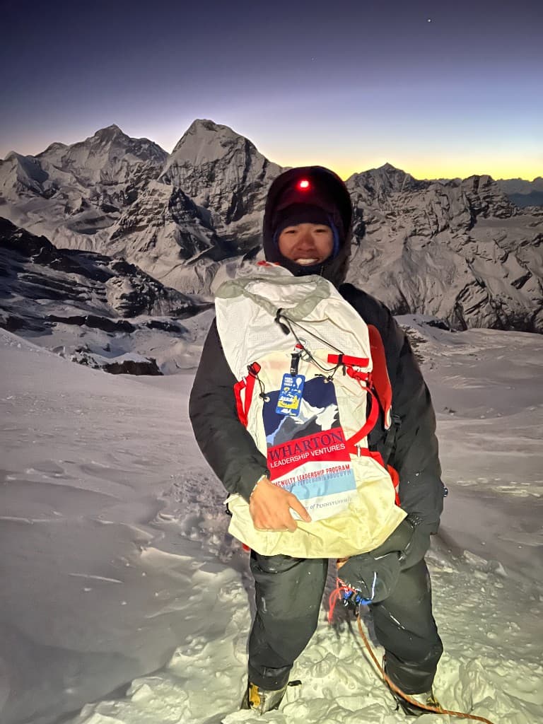 Kai Mai on Mera Peak