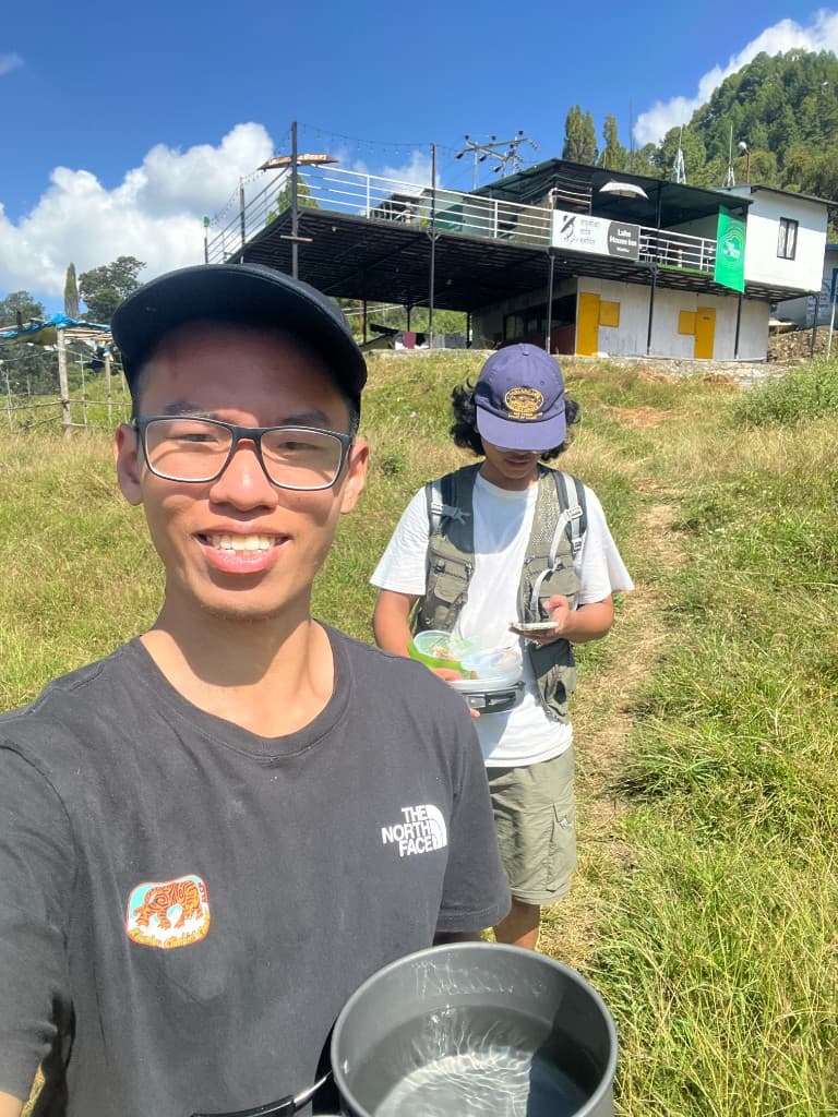 Camping trip in Kulekhani